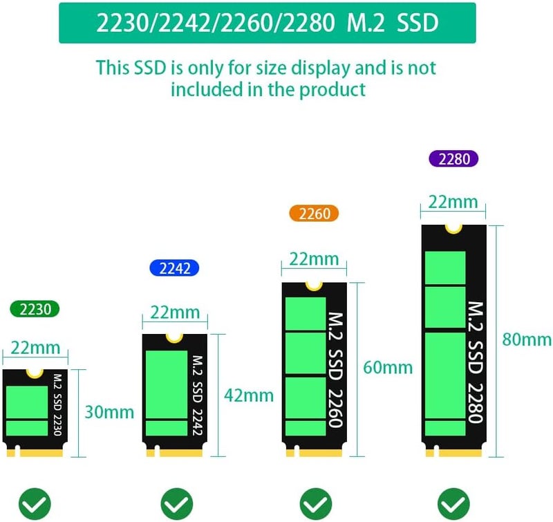 Mustpoint New Version 2 in 1 Combo M.2(NGFF) NVME PCI-E SSD to U.2 SFF-8639 ＆M.2(NGFF) SATA SSD to SATA Adapter - Image 4
